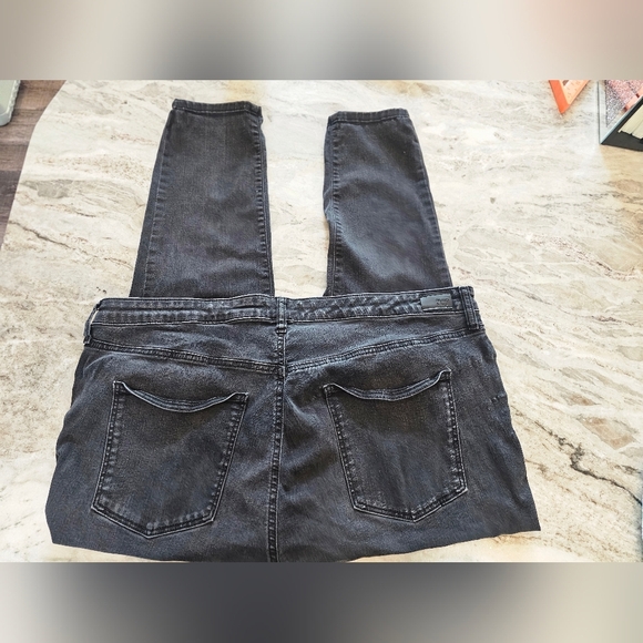 Crown & Ivy 22W Black Skinny Jeans Plus Size Stretch Denim - Picture 6 of 9